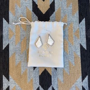 Kendra Scott alex silver drop earrings